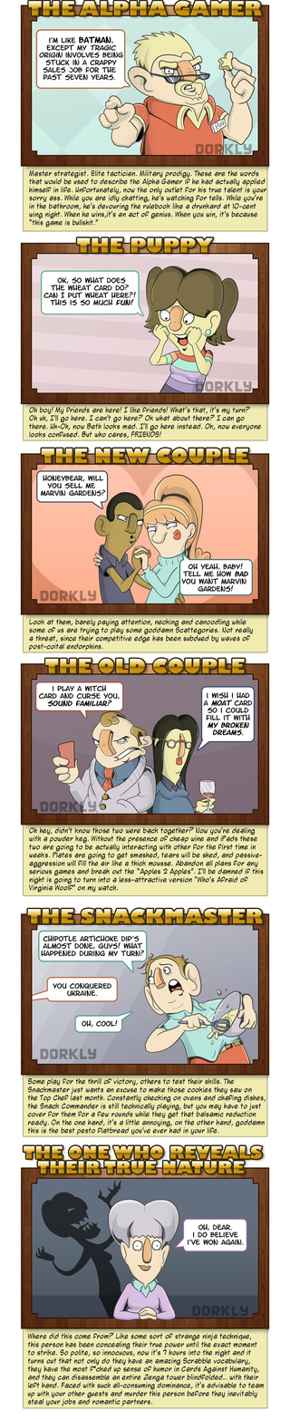 Illustration for article titled Six Types of Board Gamers You've Probably Had To Deal With
